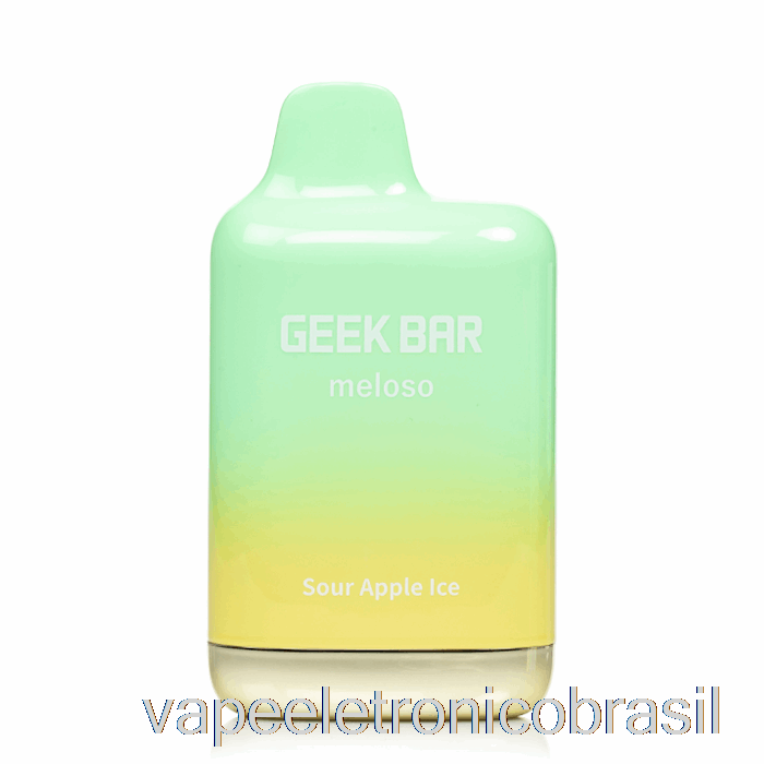 Vape Recarregável Geek Bar Meloso Max 9000 Descartável Sour Apple Ice
